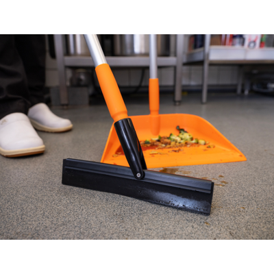 Vikan stofblik met rechtopstaande aluminium steel rood 860x200x88 mm (56624)