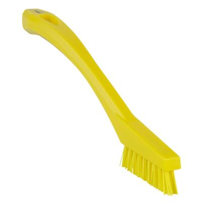 Vikan precisieborstel extra harde vezels geel 205x20x40 mm (44016)