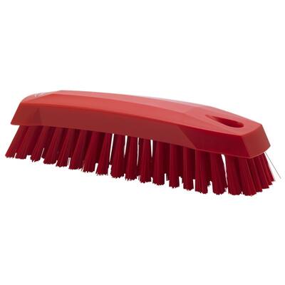 Vikan werkborstel medium vezels rood 165x50x45 mm (35874)