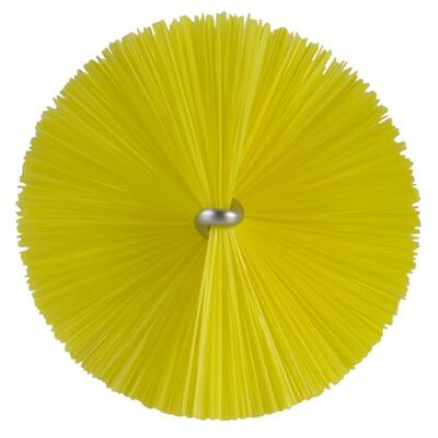 Vikan pijpborstel met handvat medium vezels geel 510x65x60 mm (53706)