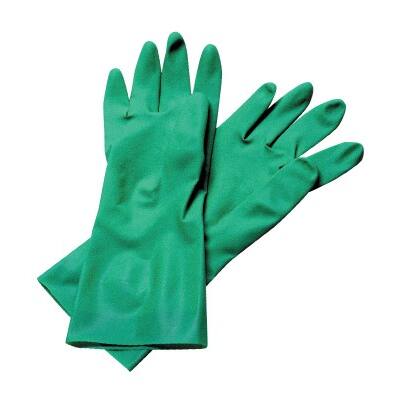 Handschoenen DPL Nova nitril HHH flock lined groen maat XL (9)