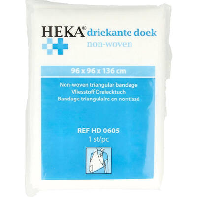 HEKA driekante doek non-woven 136 x 96 x 96 cm (per stuk)