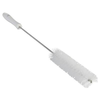 Vikan pijpborstel met handvat harde vezels wit 510x40x40 mm (53785)