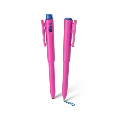 Detectapennen (J800) behuizing roze inkt blauw XDETECT met clip