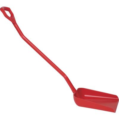 Vikan schep ergonomische steel 1.310 mm groot blad rood 380x340 mm (56014)