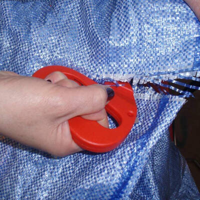 Veiligheidsmes Swan 300 rood met tape cutter
