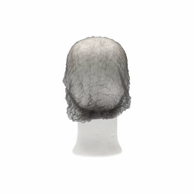Haarnet PP non woven zwart large 53 cm (237014)