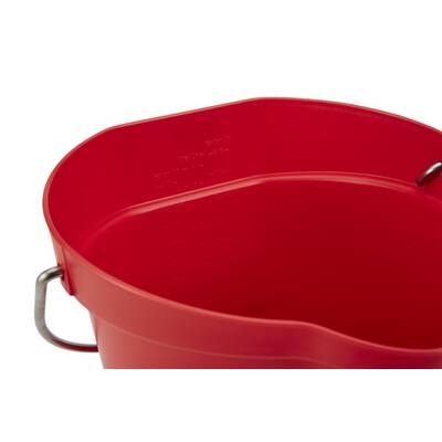 Vikan emmer rood 6 liter met maatverdeling (56884)