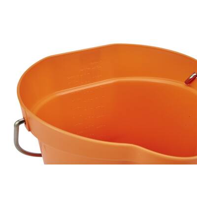 Vikan emmer oranje 6 liter met maatverdeling (56887)