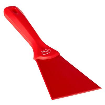 Vikan handschraper rood 235x100x10 mm (40134)