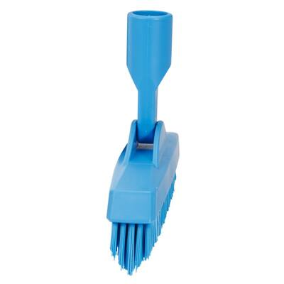 Vikan Extra harde voegenborstel met flexibele nek blauw 225x35x90 mm (70403)