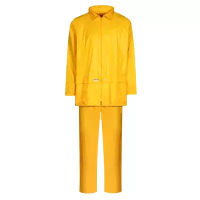 Regenkleding set met jas en broek geel maat XXL