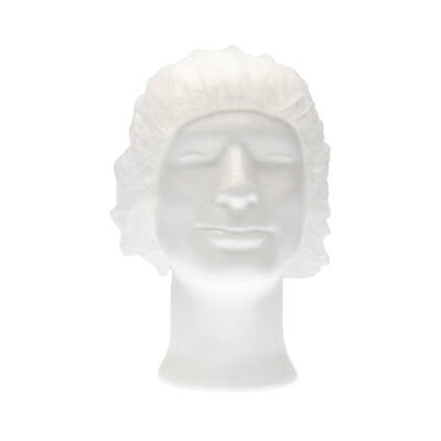 Haarnet baret PP non woven wit 53 cm (1015)