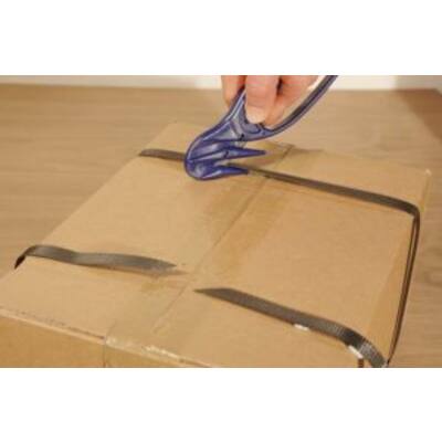 Penguin 900 veiligheidsmes blauw wegwerp met tape cutter