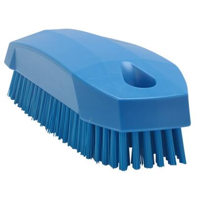 Vikan nagelborstel hard blauw 130x50x40 mm (64403)