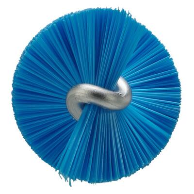 Vikan pijpborstel met handvat medium vezels blauw 500x25x25 mm (53763)