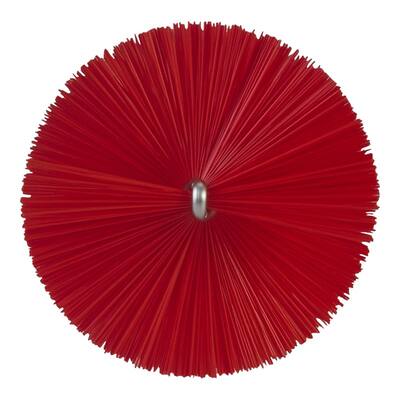 Vikan pijpborstel met handvat medium vezels rood 510x65x60 mm (53704)