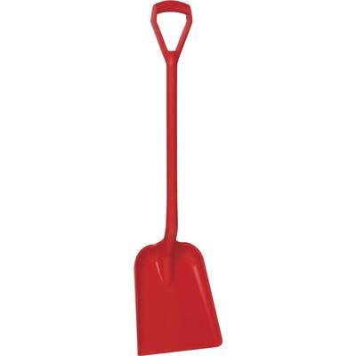 Vikan schep rechte steel 1.040 mm standaard blad rood 327x371 mm (56254)