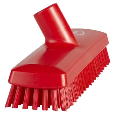 Vikan vloerschrobber extra hard waterdoorlatend rood 270x75x95 mm (70414)