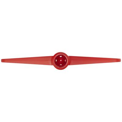 Vikan vloerschraper afgerond flexibel RVS blad rood 260x40x175 mm (29094)