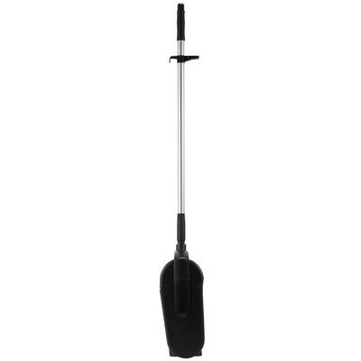 Combinatieset blik/veger met lange steel afsluitbaar zwart 1.170 mm (56619)
