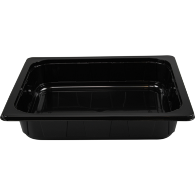 Gastronorm schaal PP 1/2 60 zwart 325x265x60 mm
