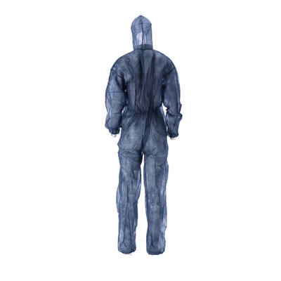 Coverall non-woven met rits blauw maat XXXL (9001500)