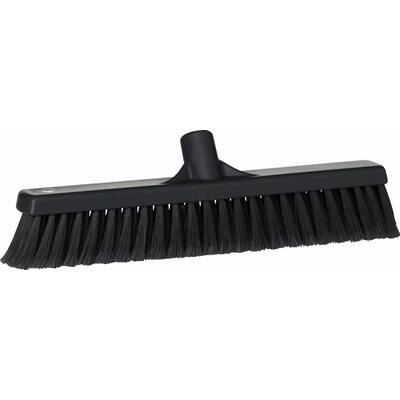 Vikan vloerveger zachte splitvezels zwart 410x65x130 mm (31789)