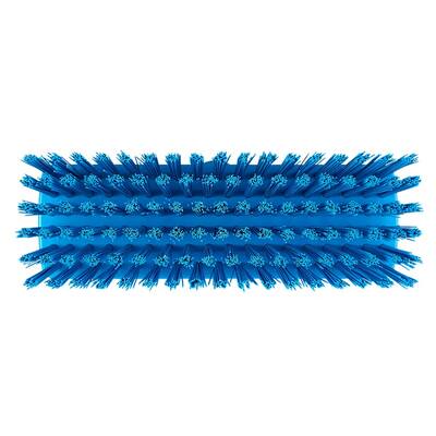 Vikan compacte vloerschrober/wandschrobber harde vezels blauw 255x75x115 mm (70423)