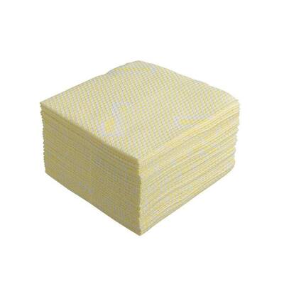 Sopdoek WypAll® X80 Plus Hydroknit® ¼-vouw 1-laags geel 34,5x33,5cm (19164)
