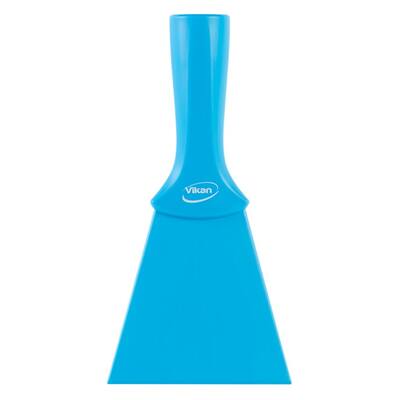 Vikan handschraper nylon met steel aansluiting blauw (40123)