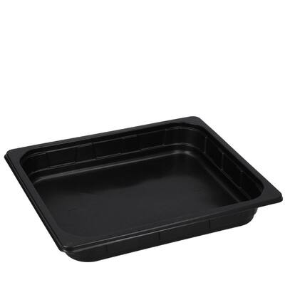 Gastronorm schaal PP 1/2 50 zwart 325x265x50 mm