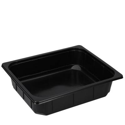 Gastronorm schaal PP 1/2 100 zwart 325x265x100 mm