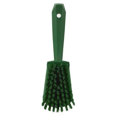 Vikan afwasborstel met korte steel harde splitvezels groen270x70x85 mm (41922)