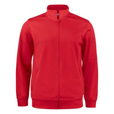 Cardigan Clique Basic Ladies inclusief bedrukking rood maat S