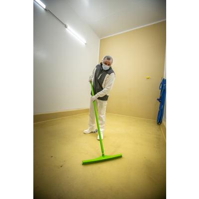 Vikan vloertrekker vaste nek roze 600x80x95 mm (71601)