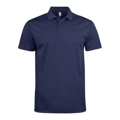Polo Clique Basic inclusief bedrukking donkerblauw maat XXL