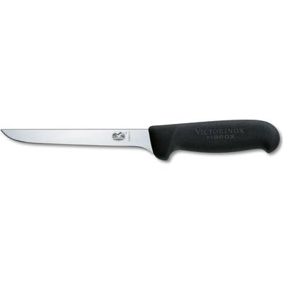 Victorinox uitbeenmes breed recht 12cm zwart Fibrox heft
