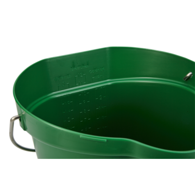Vikan emmer maatverdeling schenktuit groen 12 liter (56862)