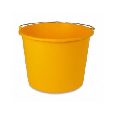 Bouwemmer geel 12 liter