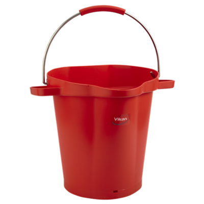 Vikan emmer maatverdeling schenktuit rood 20 liter (56924)