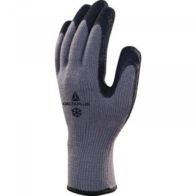 Handschoenen Deltaplus nitril grijs/zwart maat 9 (L) (12 paar)