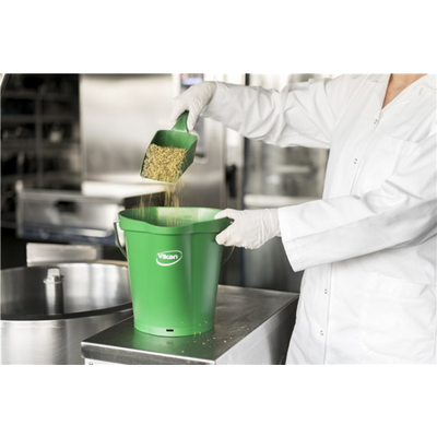Vikan handschep recht blauw 0,5 liter (56773)