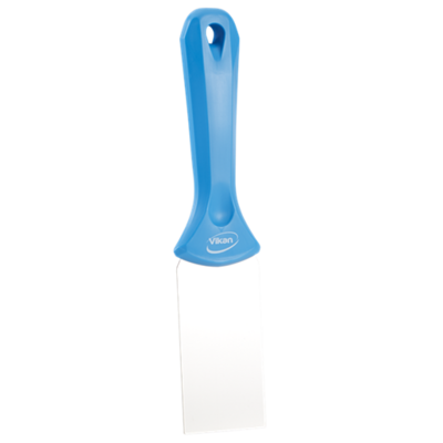 Vikan handschraper RVS smal blad blauw 235x50x22 mm (40083)