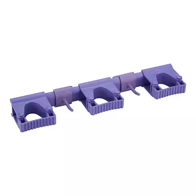 Vikan ophangsysteem Hi-flex 3 band klemmen 2 haken paars 420 mm (10118)