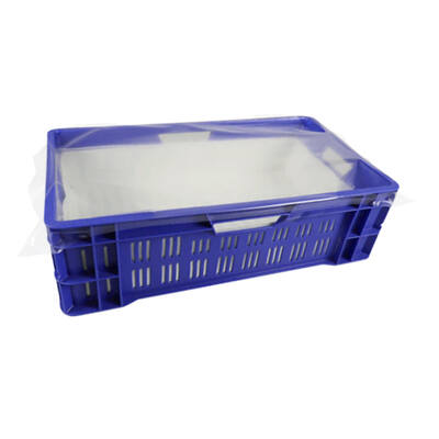 LDPE dekvellen ongeperforeerd transparant 50my 460x680mm