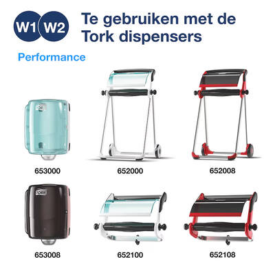 Tork Advanced wiper 420 2-laags blauw 24cm x 255m (130052)