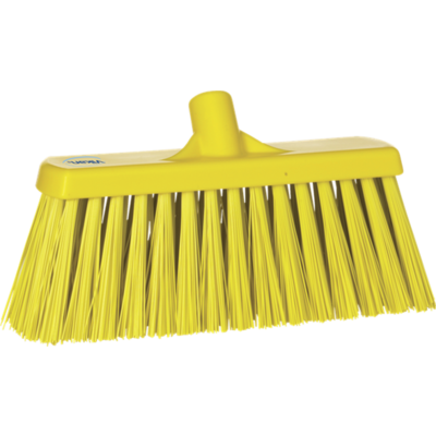 Vikan bezem extra harde vezels geel 330x100x170 mm (29156)
