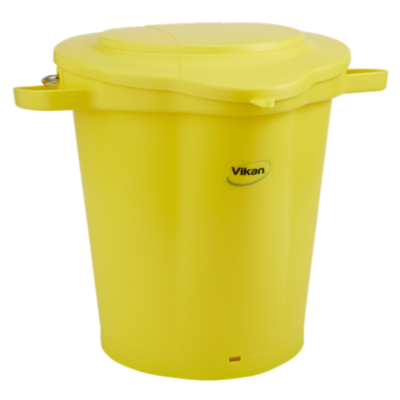 Vikan hygiene deksel voor emmer geel 20 liter (56936)