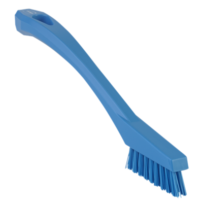 Vikan precisieborstel extra harde vezels blauw 205x40x20 mm (44013)